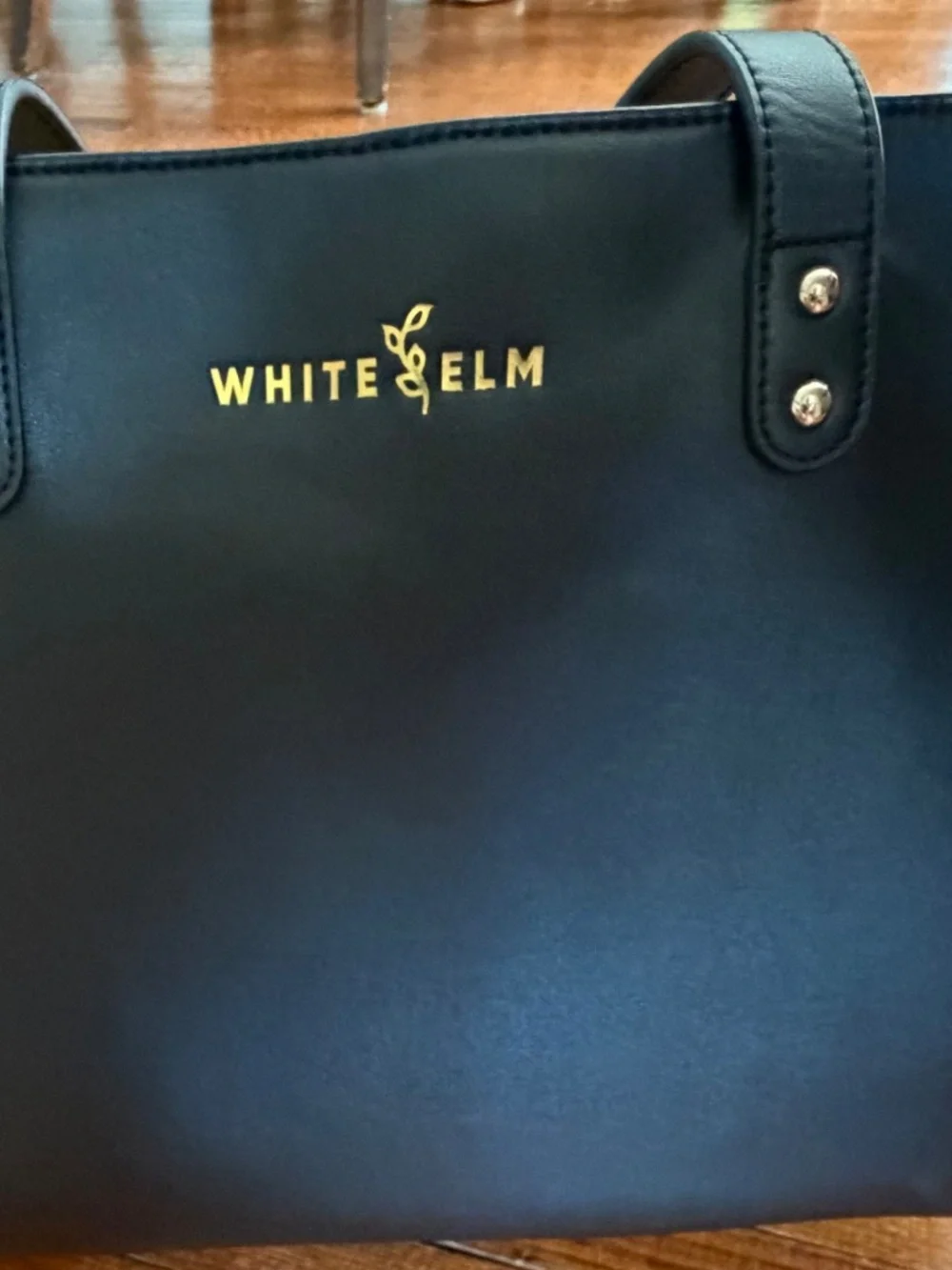 White Elm Aquila Tote Bag- Black and Cream